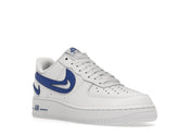 NIKE AIR FORCE 1 CUT OUT SWOOSH WHITE GAME ROYAL